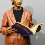 Vintage Brown Leather Blazer Jacket
